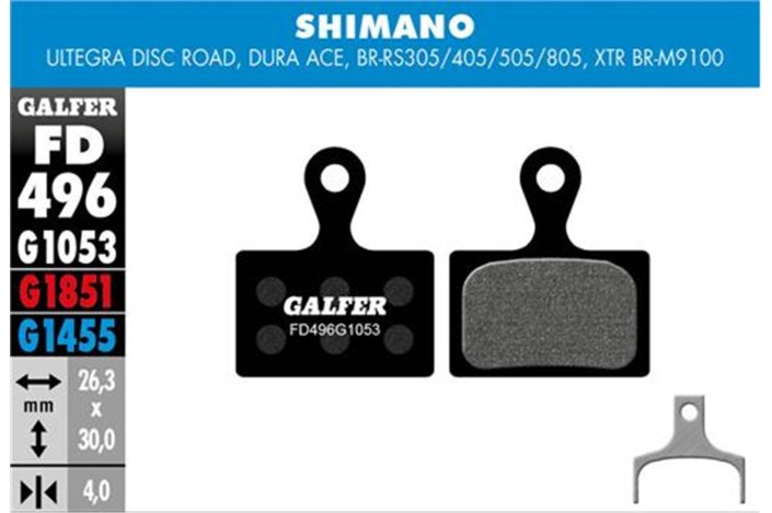 PASTILLA DE FRENO GALFER STD SHIMANO ULTEGRA/XTR/GRX