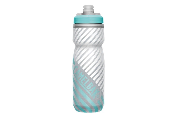 BIDON CAMELBAK PODIUM CHILL OUTDOOR GREY/TEAL STRIPE 0.6L