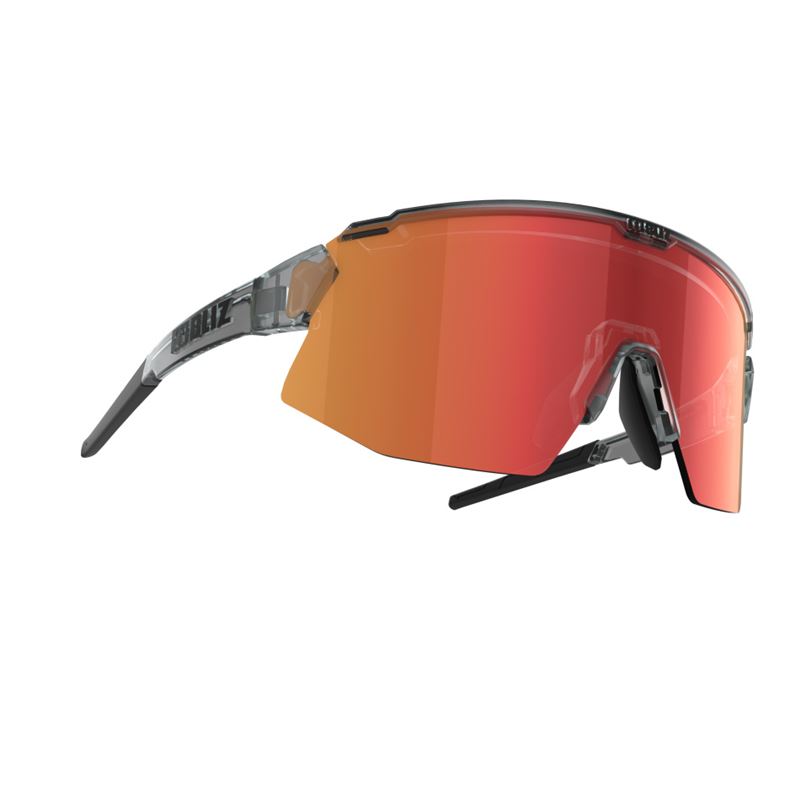 GAFAS BLIZ BREEZE TRANS. DARK GREY - BRW RED MIRROR