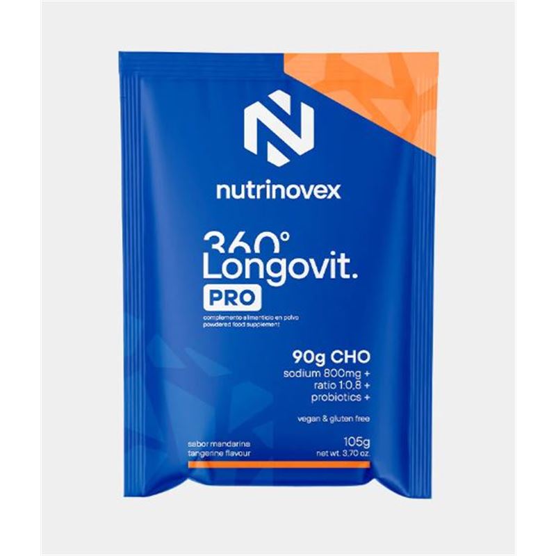 NUTRINOVEX ISOTONICO LONGOVIT 360º PRO MANDARINA MONODOSIS