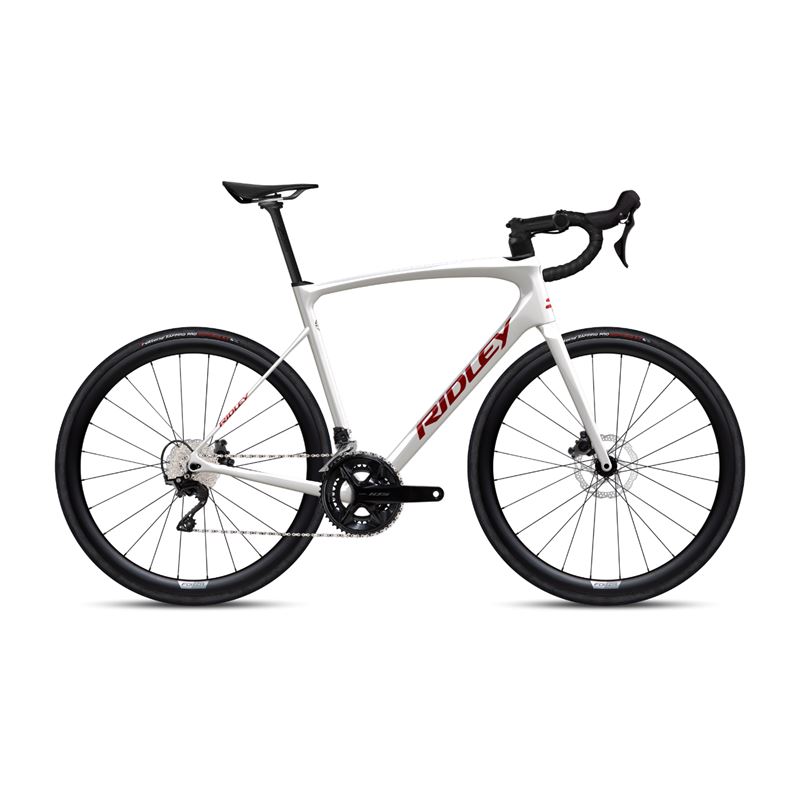 RIDLEY FENIX DISC 105 WHITE - CANDY RED (24)