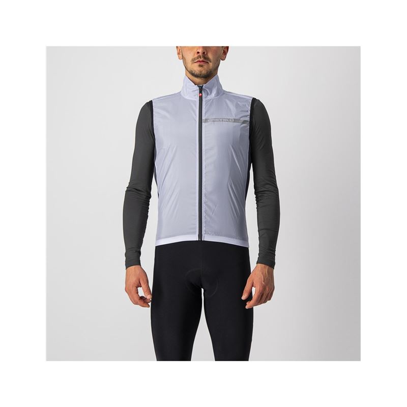 CHALECO CORTAVIENTOS CASTELLI SQUADRA GRIS