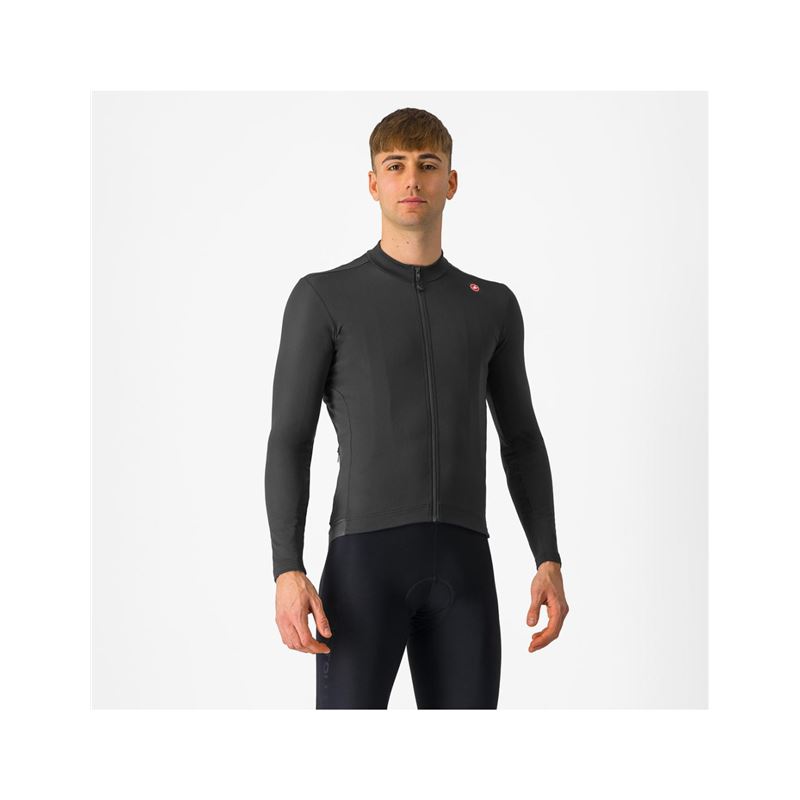 MAILLOT CASTELLI EXPRESSO THERMAL NEGRO