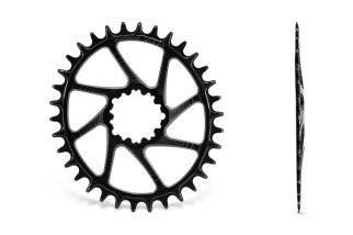 PLATO GARBARUK SRAM DIRECT MOUNT 34T OVAL NEGRO