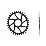 PLATO GARBARUK SRAM DIRECT MOUNT 34T OVAL NEGRO