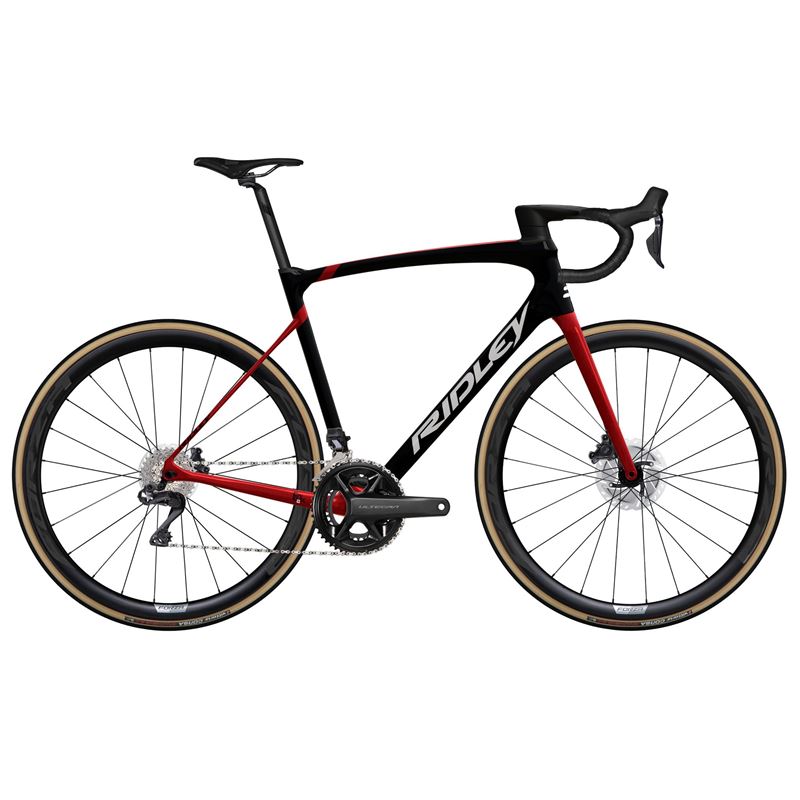 RIDLEY FENIX SLIC ULTEGRA DI2 BLACK - CANDY RED (24)