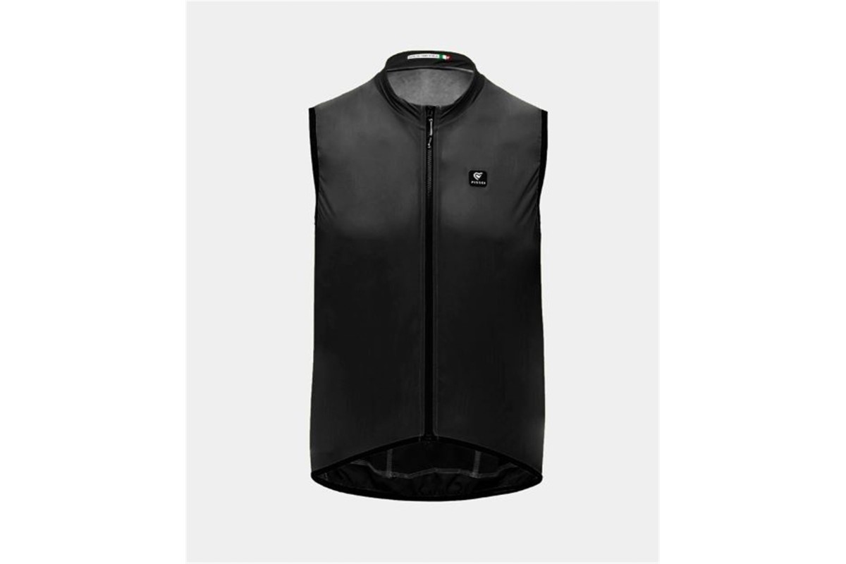 CHALECO CORTAVIENTOS PISSEI PRIMAPELLE 22 NEGRO