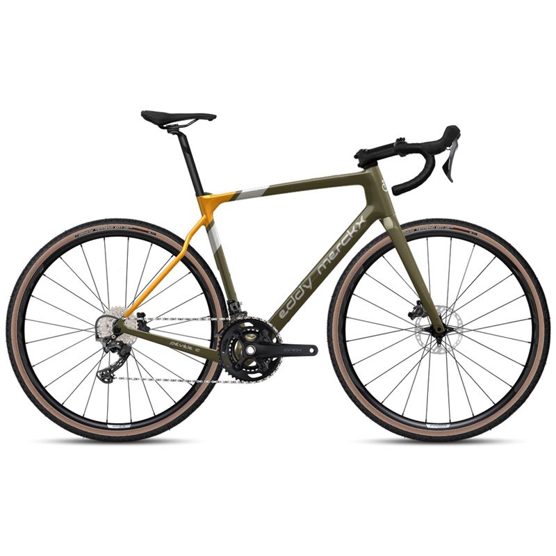 EDDIE MERCKX PÉVÈLE GRX-800 CAMMO GREEN-DARK YELLOW (25)