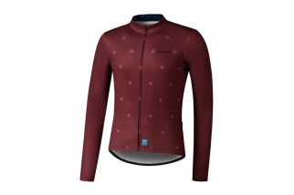 MAILLOT LARGO HOMBRE SHIMANO VERTEX SPICE RED