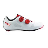 ZAPATILLAS NORTHWAVE REVOLUTION 3 WHITE - RED FLUO