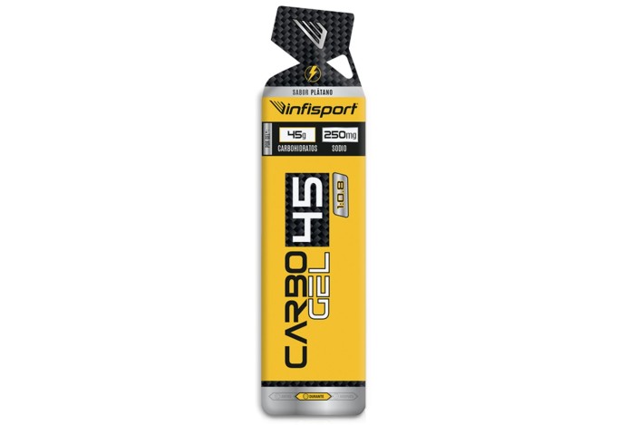 INFISPORT CARBO GEL 45 1:0.8 70GR PLATANO