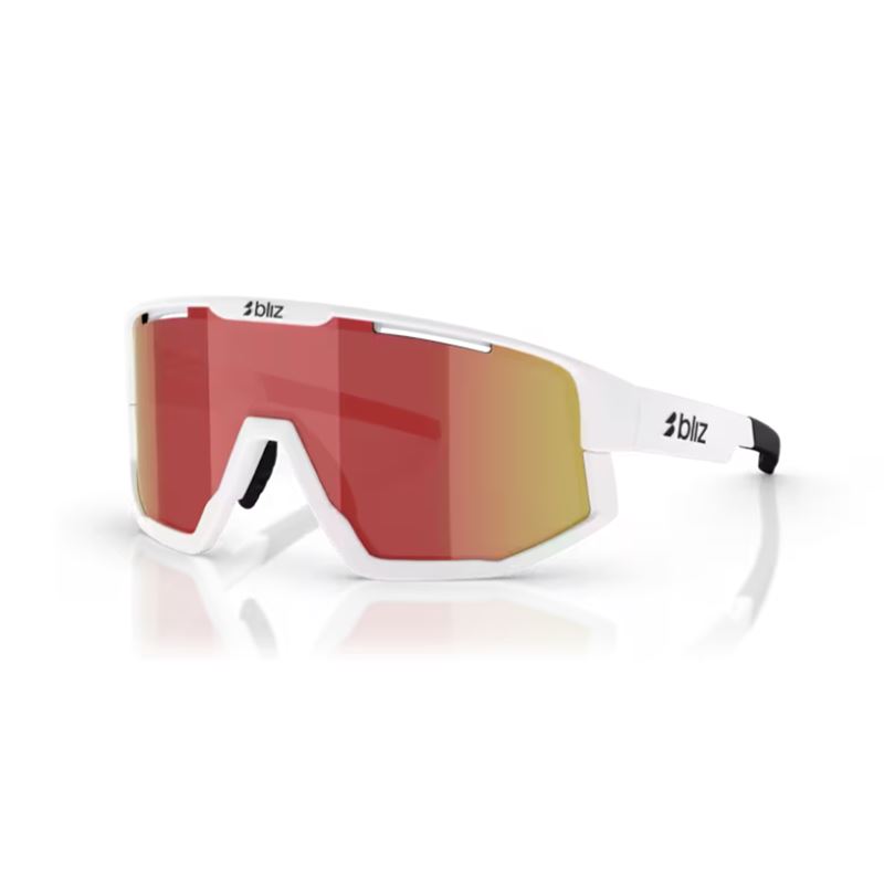 GAFAS BLIZ FUSION MATT WHITE - SMOKE&RED MIRR