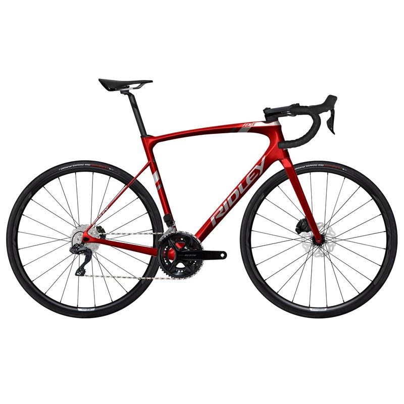 BICICLETA DE CARRETERA RIDLEY FENIX 105 DI2 CANDY RED-WHITE