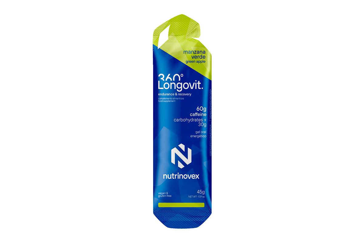 NUTRINOVEX GEL LONGOVIT 360º MANZANA/CAFEINA 45 G