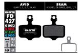 PASTILLA DE FRENO GALFER STD ELIXIR 1/3/5/7/XX/X0