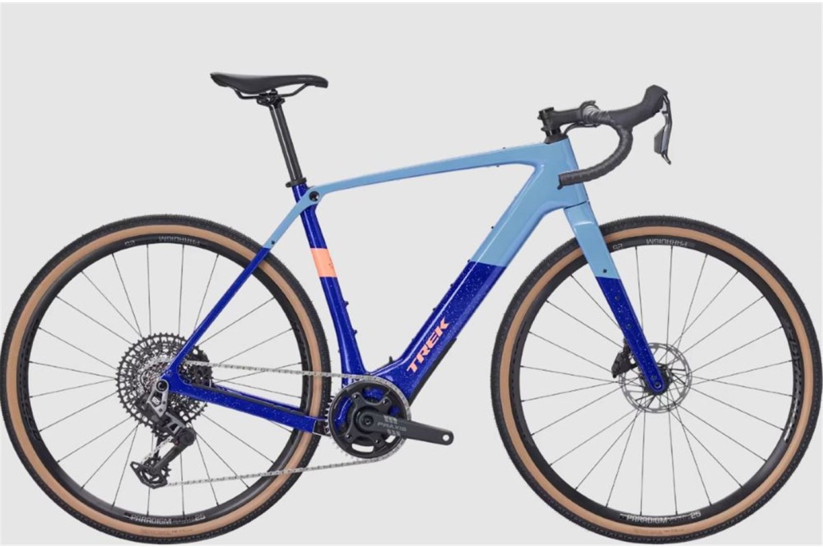 BICICLETA GRAVEL TREK CHECKPOINT+ SL6 AXS FJORD BLUE-COBALT