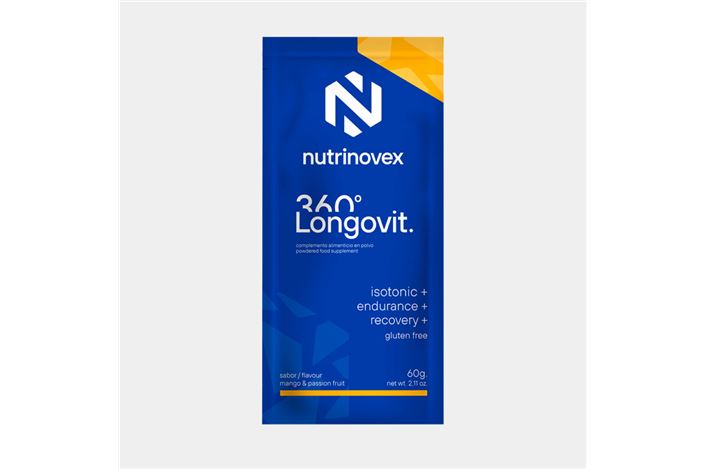 NUTRINOVEX ISOTÓNICO LONGOVIT 360º MANGO-MARACUYA 60 G
