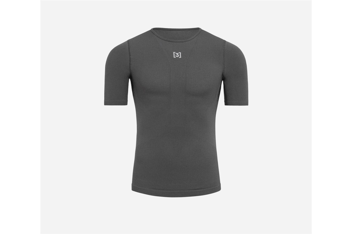 CAMISETA TERMICA HIRU M/CORTA S/COSTURAS GRIS