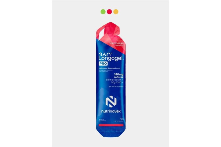 NUTRINOVEX LONGOGEL 360 PRO CAFEINA FRAMBUESA