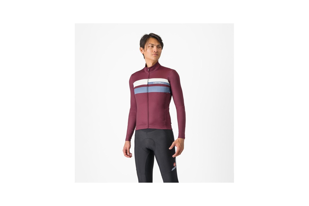MAILLOT CASTELLI LINEARE BURDEOS