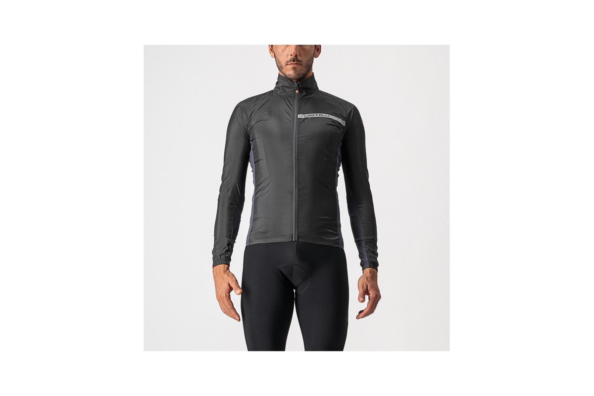 CHAQUETA CORTAVIENTOS CASTELLI SQUADRA NEG.