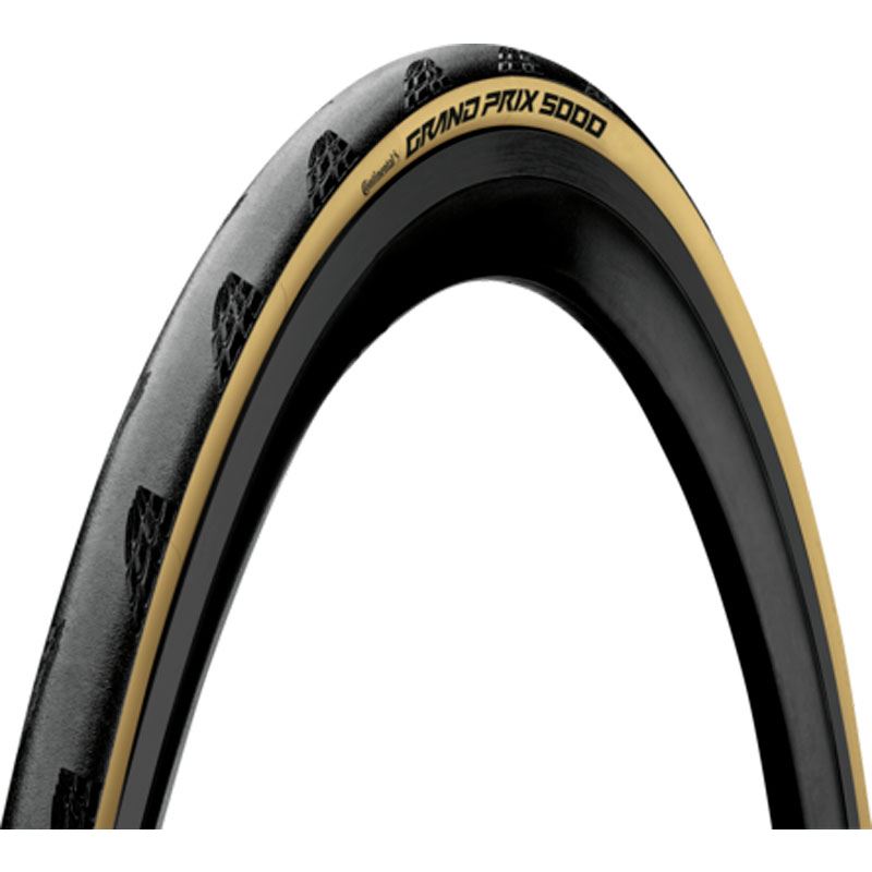 CUB. CONTINENTAL GRAND PRIX 5000 NEG/CREMA 700X28C