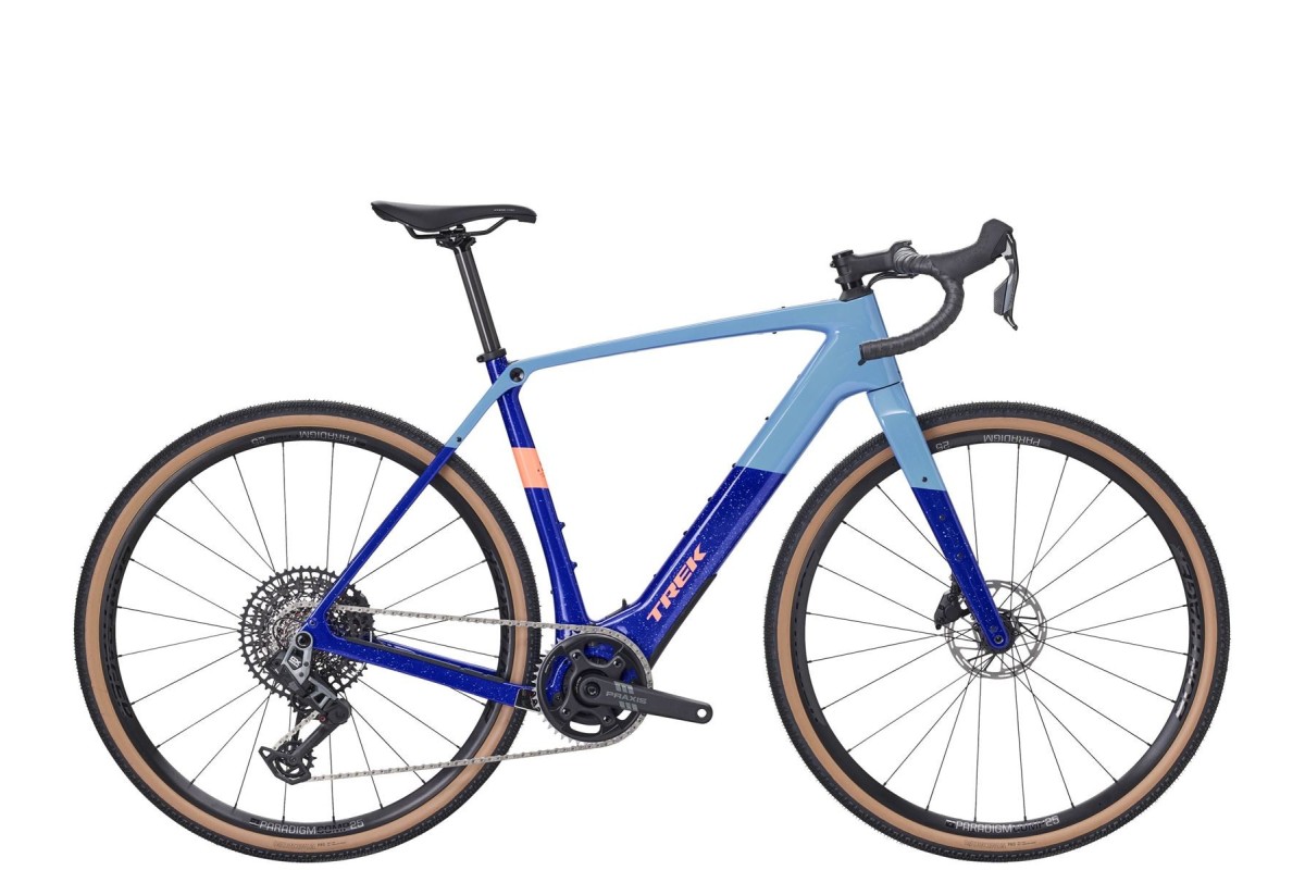 BICICLETA GRAVEL TREK CHECKPOINT+ SL6 AXS FJORD BLUE-COBALT