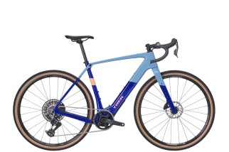 BICICLETA GRAVEL TREK CHECKPOINT+ SL6 AXS FJORD BLUE-COBALT