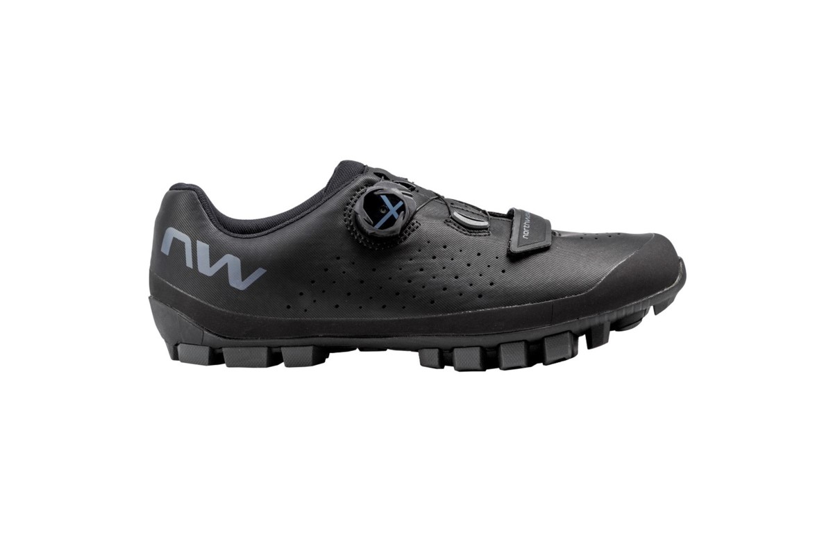 ZAPATILLAS NORTHWAVE HAMMER PLUS WIDE NEGRO-GRIS