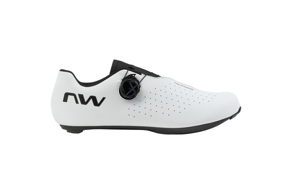 ZAPATILLAS NORTHWAVE SONIC PLUS WIDE BLANCO-NEGRO