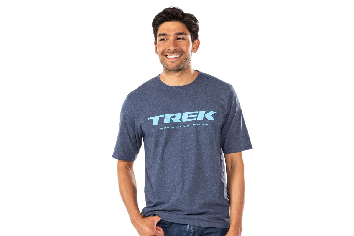 CAMISETA TREK LOGO BLUEDARK/BLUELIGHT