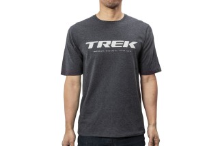 CAMISETA TREK LOGO GREYDARK