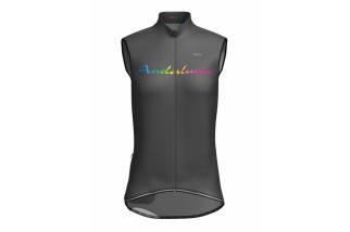 CORTAVIENTOS MUJER HIRU CORE ANDALUCÍA NEGRO