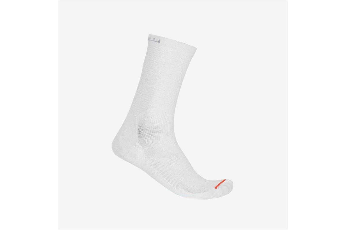 CALCETINES CASTELLI A/C 18 BLANCO