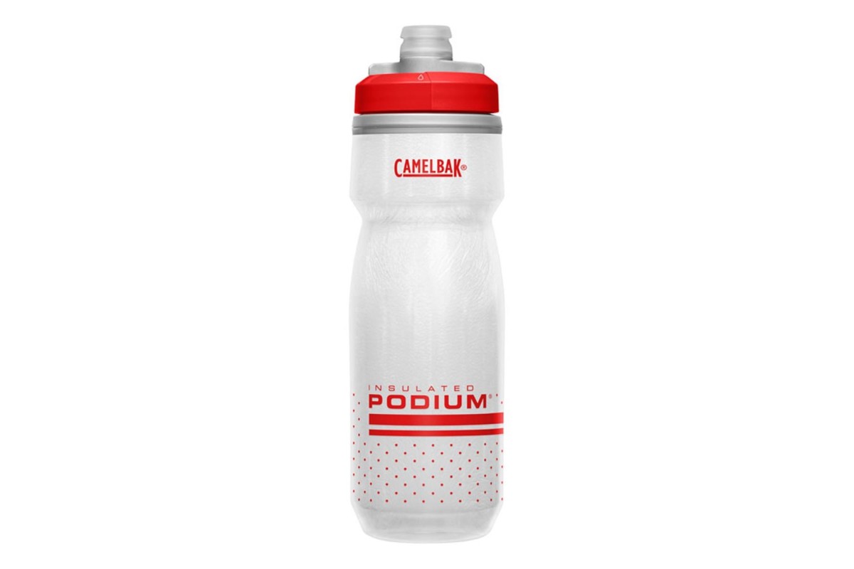 BIDON CAMELBAK PODIUM CHILL FIERY RED/WHITE 0.6L