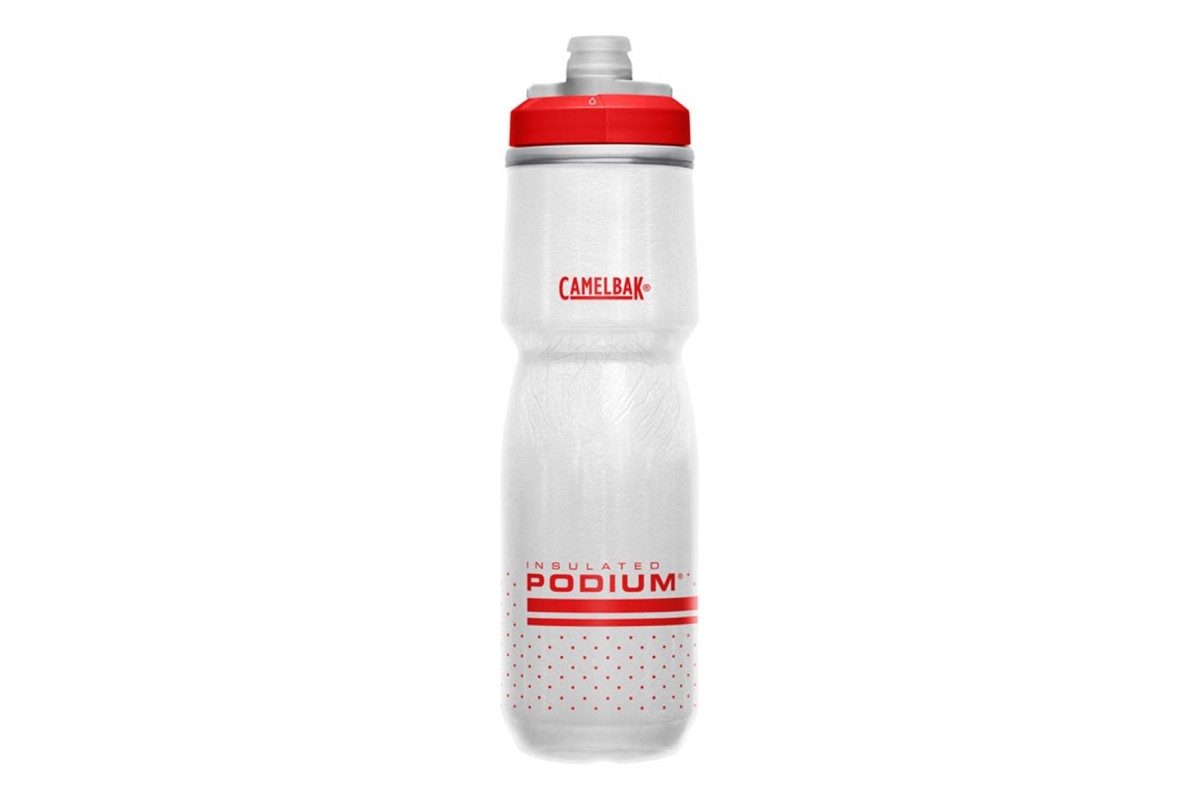 BIDON CAMELBAK PODIUM CHILL FIERY RED/WHITE 0.7L