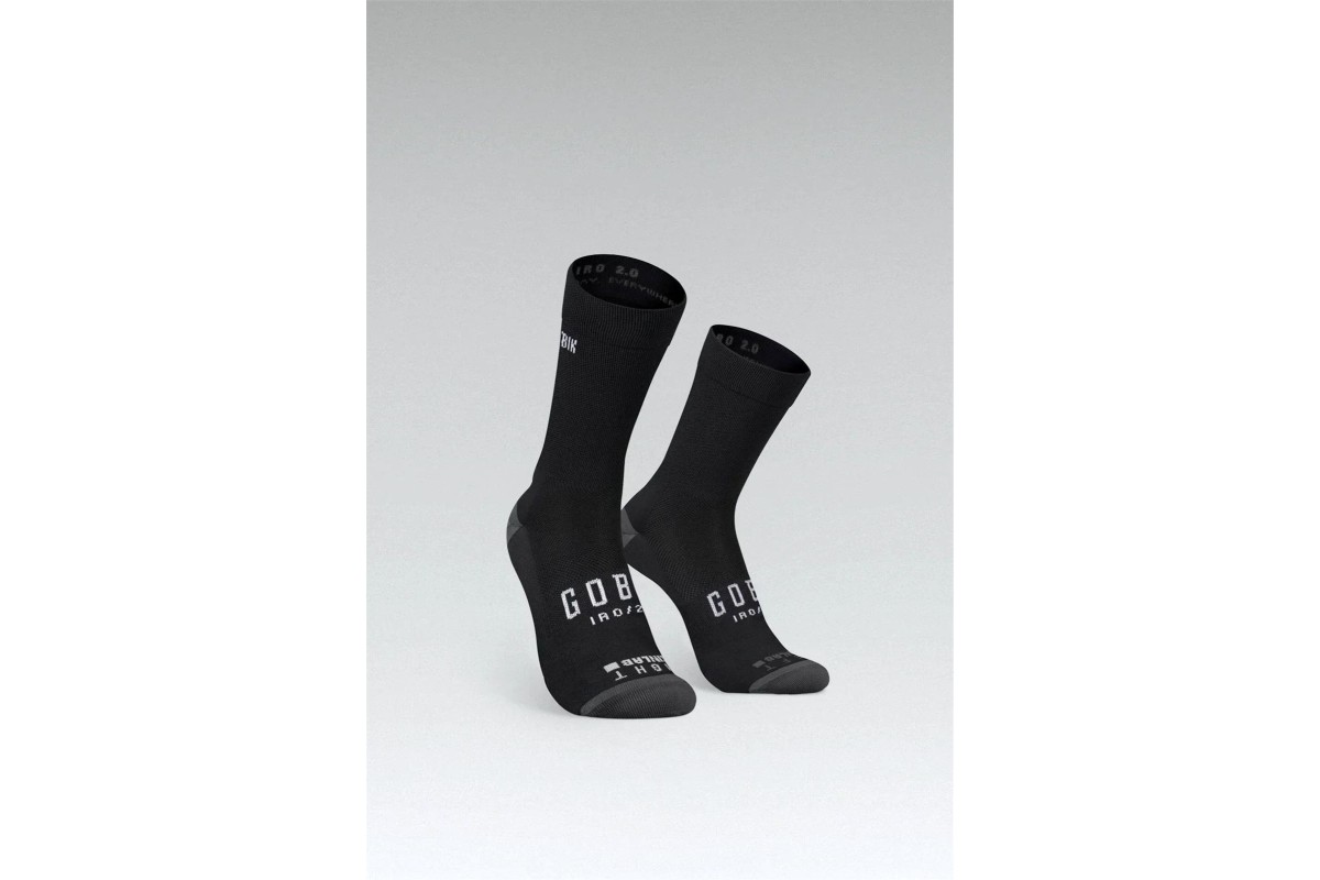 CALCETINES GOBIK IRO 2.0 UNISEX BLACK LOGO