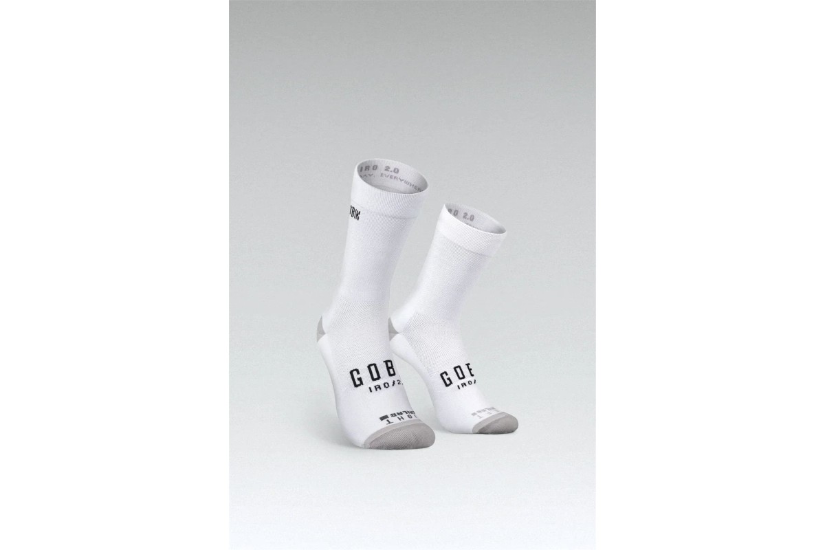 CALCETINES GOBIK IRO 2.0 UNISEX WHITE LOGO