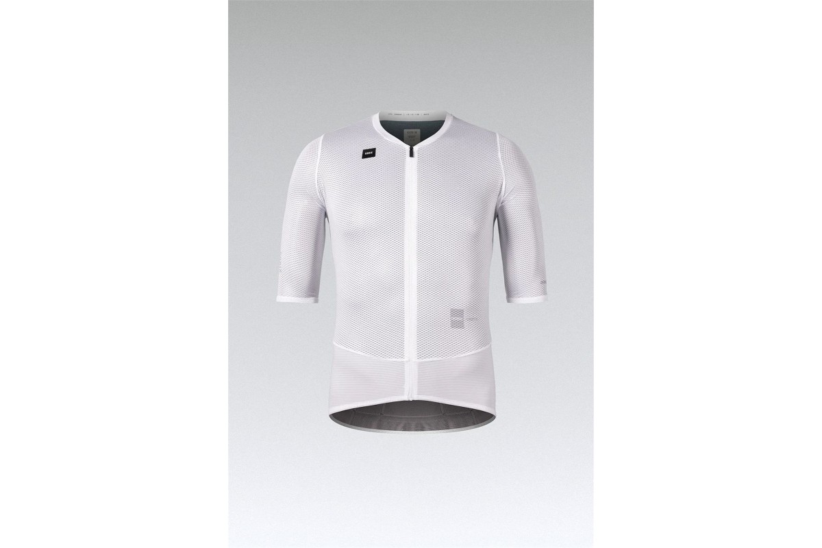 MAILLOT GOBIK MANGA CORTA CARRERA 3.0 UNISEX WHITE
