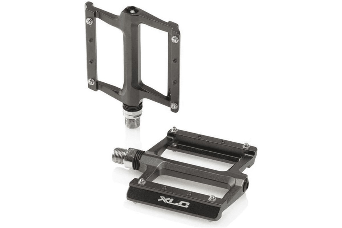 PEDALES PLATAFORMA XLC PD-M22 TITANIO