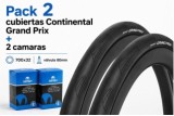 PACK 2 CONTINENTAL GRAND PRIX 700X30 + 2 CAMARAS 700X32 V80