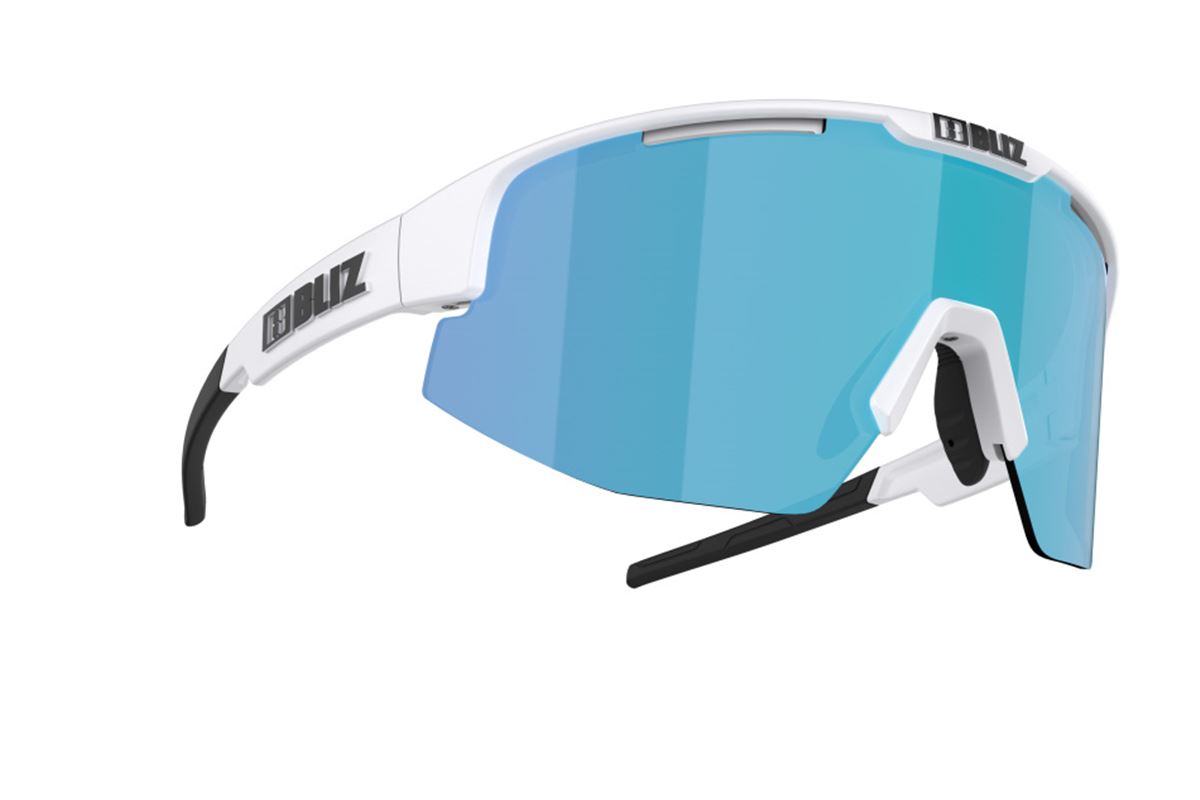 GAFAS BLIZ MATRIX SHINY WHITE - SMOKE&BLUE MIRROR