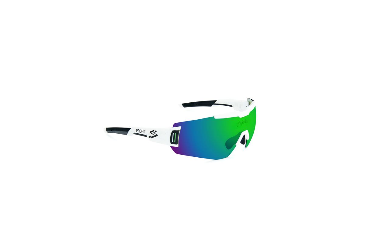 GAFAS SPIUK PROFIT BLANCO LENTE ESPEJO VERDE