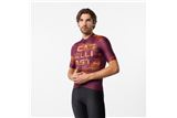 MAILLOT CASTELLI STRATUS LOGO STRATUS LOGO BURDEOS OSC/AZ WI