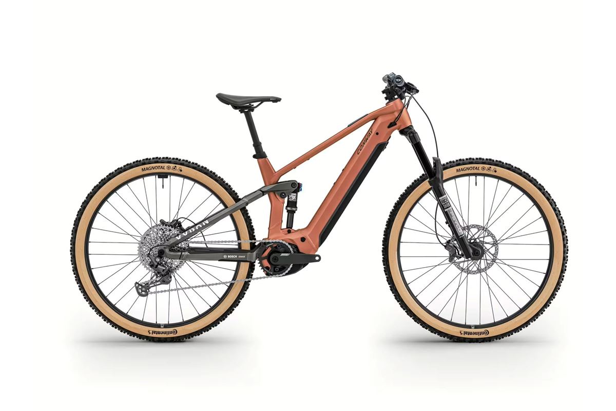 BICICLETA ELÉCTRICA CONWAY XYRON ST 4.0 RED MATT-GREY MATT