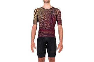 MAILLOT HOMBRE PISSEI VORTICE ROJO/AMARILLO