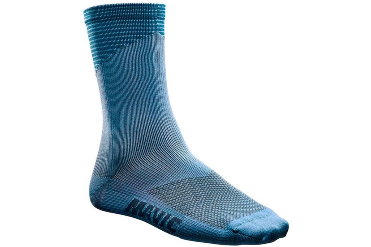 CALCETINES MAVIC RAYAS GRÁFICAS/AZUL SPRUCE
