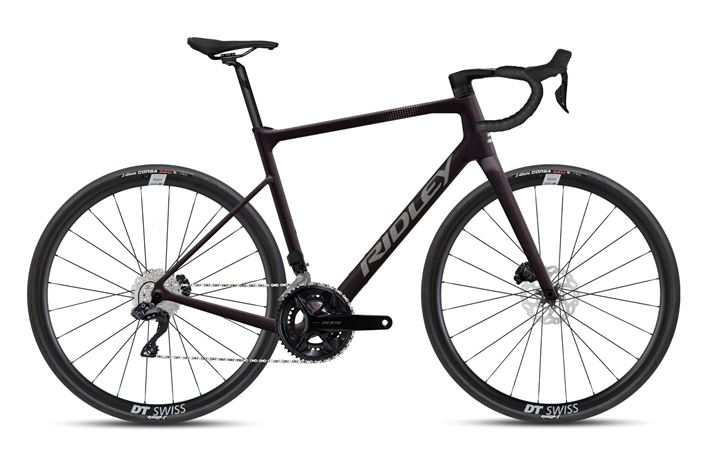 BICICLETA DE CARRETERA RIDLEY GRIFN 105 DI2 DARK PLUM METALL
