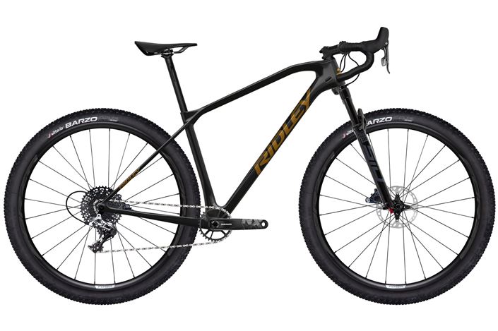 BICICLETA DE GRAVEL RIDLEY IGNITE GTX RIVAL1 UD CARBON-GOLD