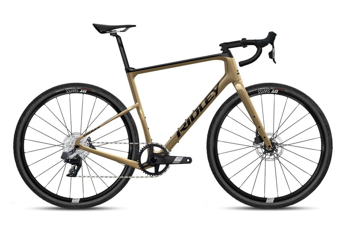 BICICLETA GRAVEL RIDLEY KANZO ADV. APEX AXS BLACK METALLI
